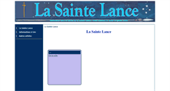Desktop Screenshot of lasaintelance.net